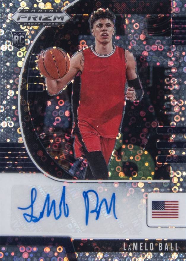 2020 Panini Prizm Draft Picks Prospects Autograph LaMelo Ball #PALB Basketball Card