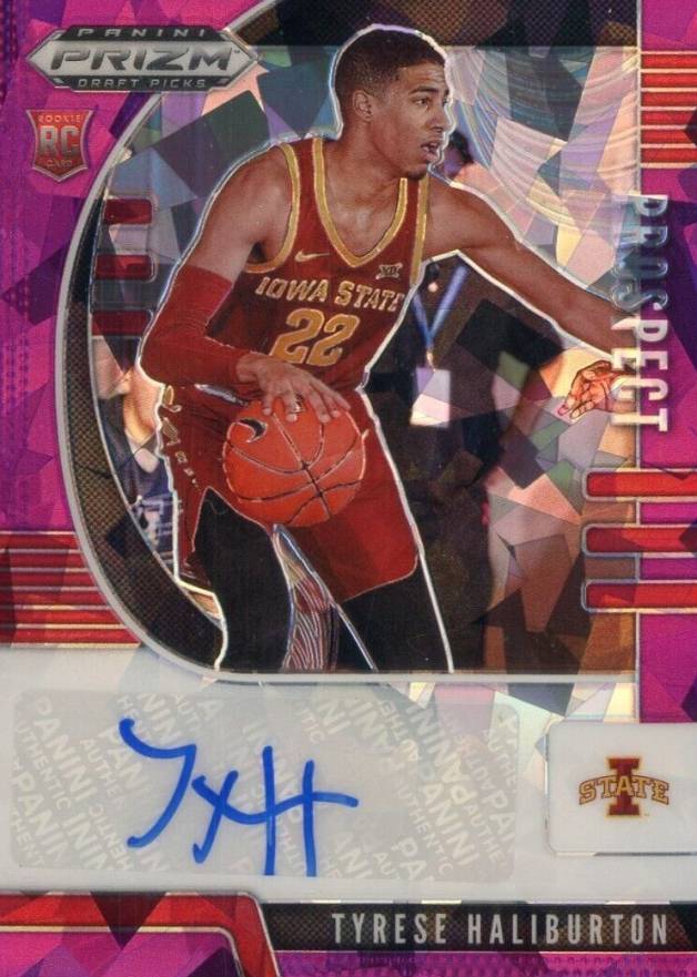 2020 Panini Prizm Draft Picks Prospects Autograph Tyrese Haliburton #PATH Basketball Card