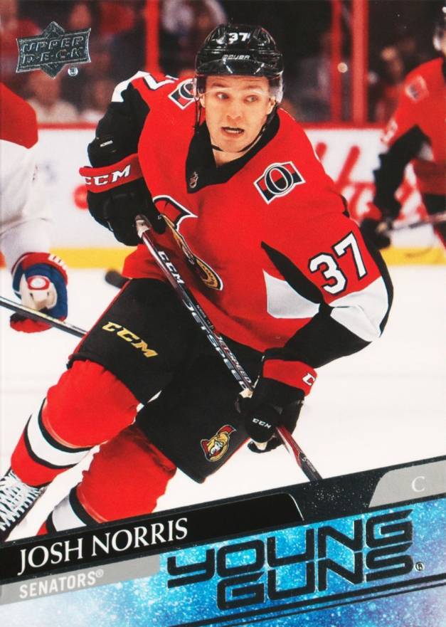 2020 Upper Deck Josh Norris #209 Hockey Card