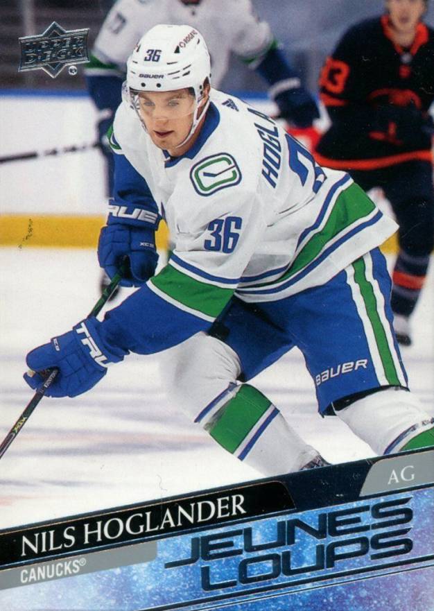 2020 Upper Deck Nils Hoglander #462 Hockey Card