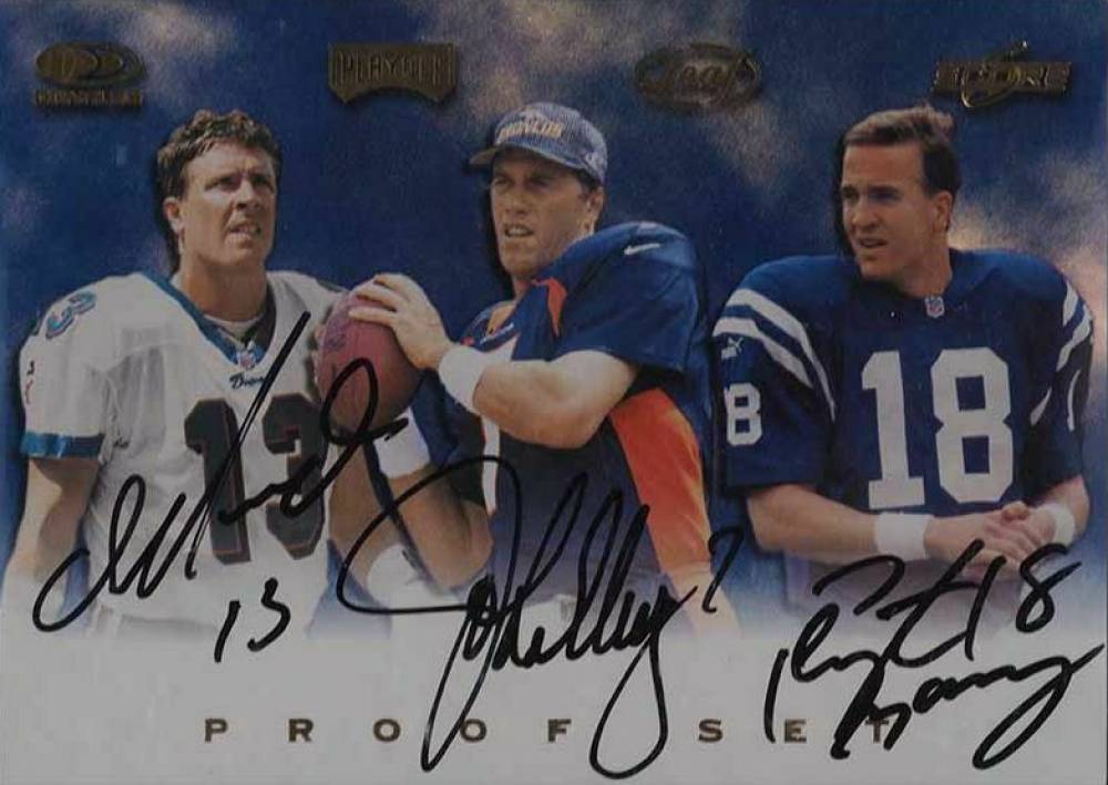 2000 Donruss/Playoff Hawaii Trade Show Marino/Elway/Manning # Football Card