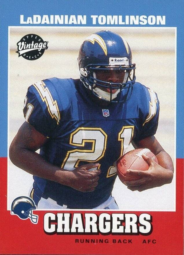 2001 Upper Deck Vintage LaDainian Tomlinson #252 Football Card