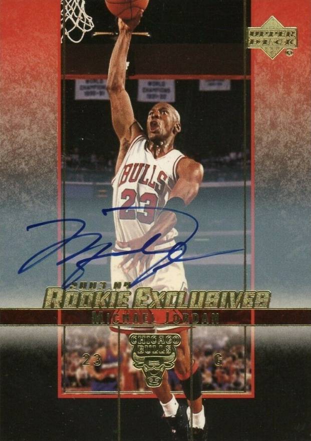 2003 Upper Deck Rookie Exclusives Michael Jordan #A60 Basketball Card