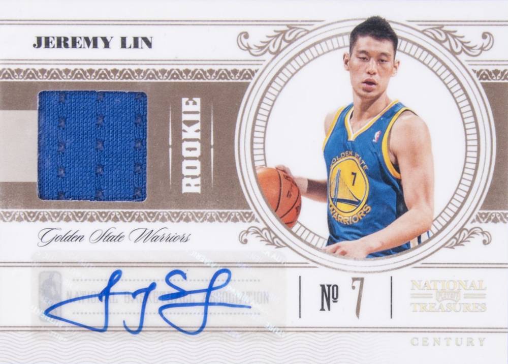 2010 Playoff National Treasures Jeremy Lin #194 Basketball Card