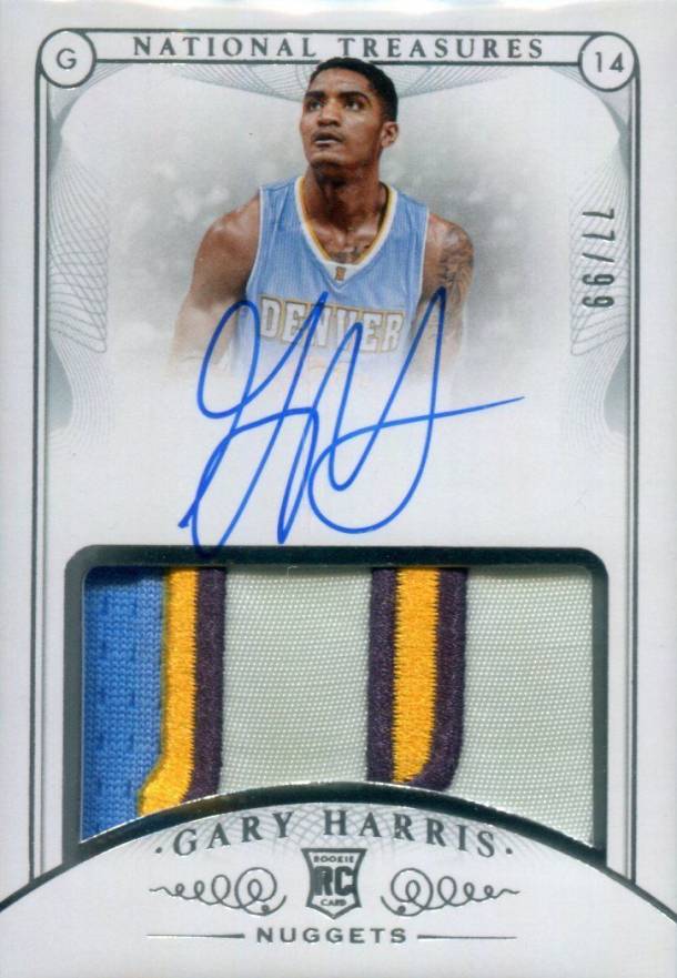 2014 National Treasures Gary Harris #117 Basketball Card
