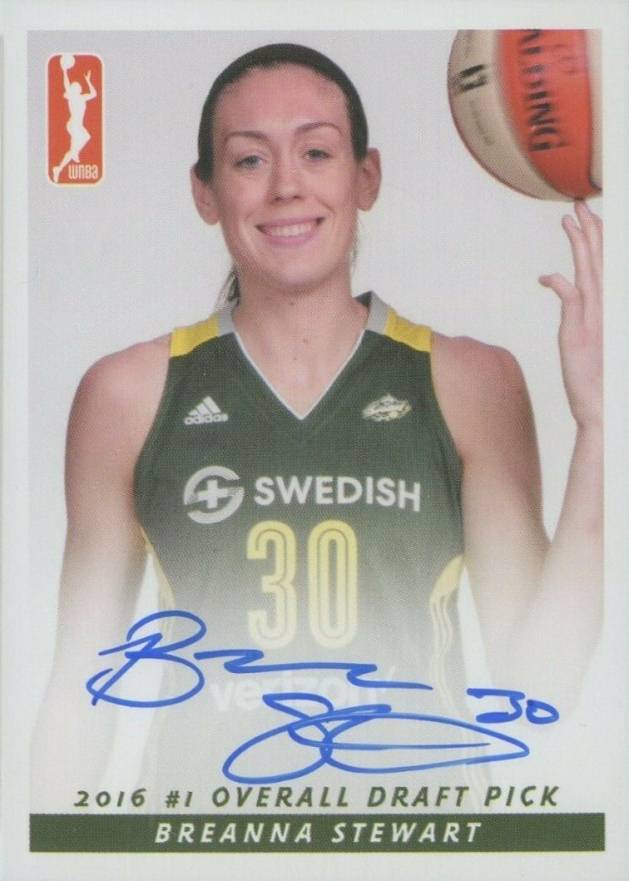 2016 Rittenhouse WNBA Autographs Breanna Stewart # Basketball Card