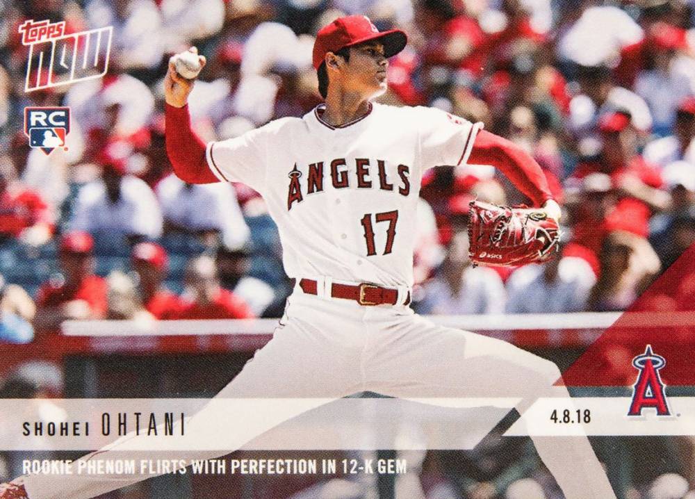 2018 Topps Now  Shohei Ohtani #53 Baseball Card