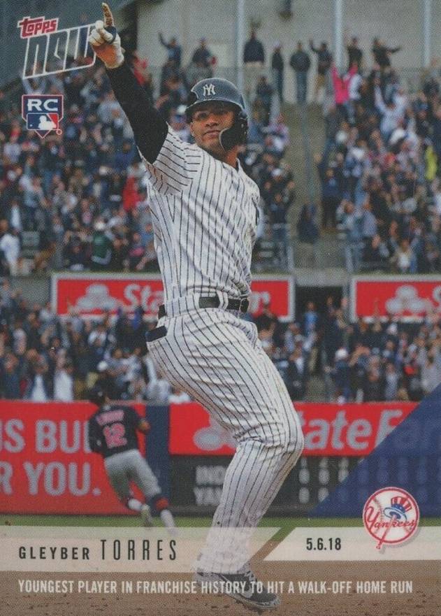 2018 Topps Now  Gleyber Torres #180 Baseball Card