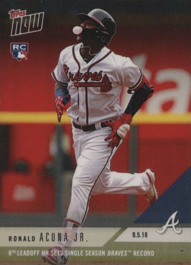 2018 Topps Now  Ronald Acuna Jr. #689 Baseball Card