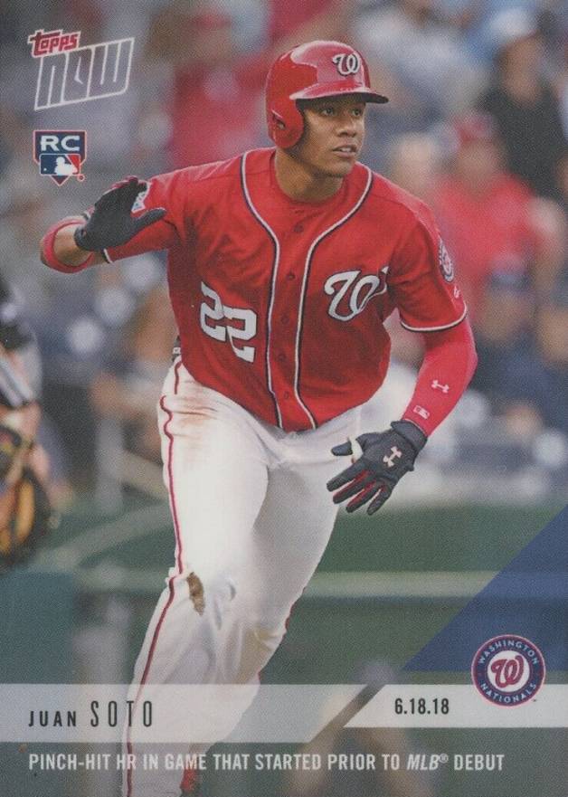 2018 Topps Now  Juan Soto #337 Baseball Card