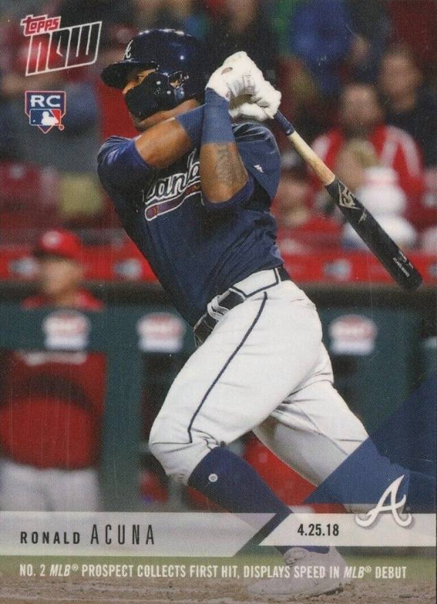 2018 Topps Now  Ronald Acuna Jr. #125 Baseball Card