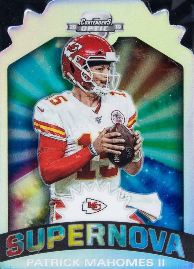 2019 Panini Contenders Optic Supernova Die-Cuts Patrick Mahomes II #S-PM Football Card