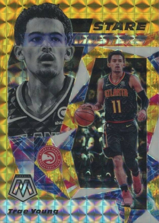 2019 Panini Mosaic Stare Masters Trae Young #12 Basketball Card