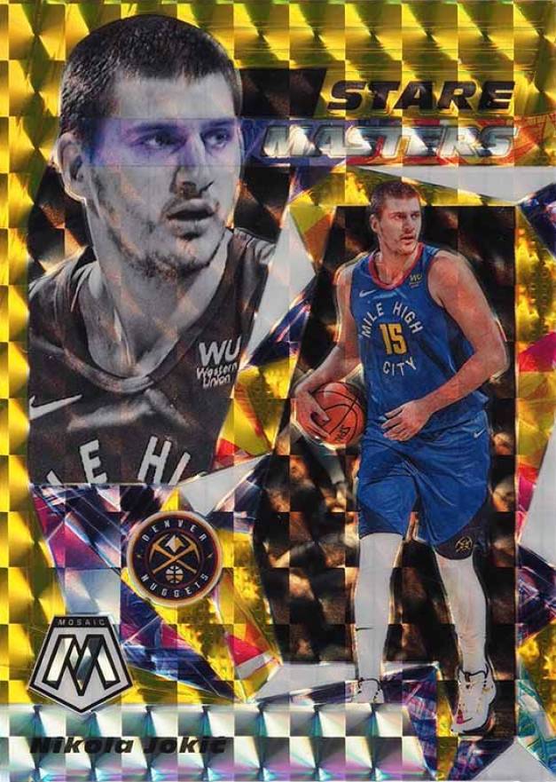 2019 Panini Mosaic Stare Masters Nikola Jokic #16 Basketball Card