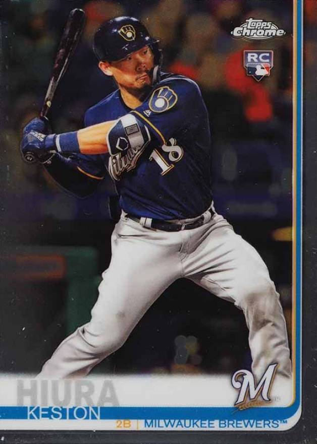 2019 Topps Chrome Update  Keston Hiura #38 Baseball Card