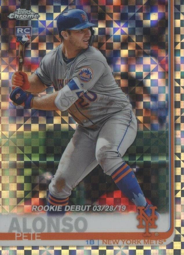 2019 Topps Chrome Update  Pete Alonso #52 Baseball Card