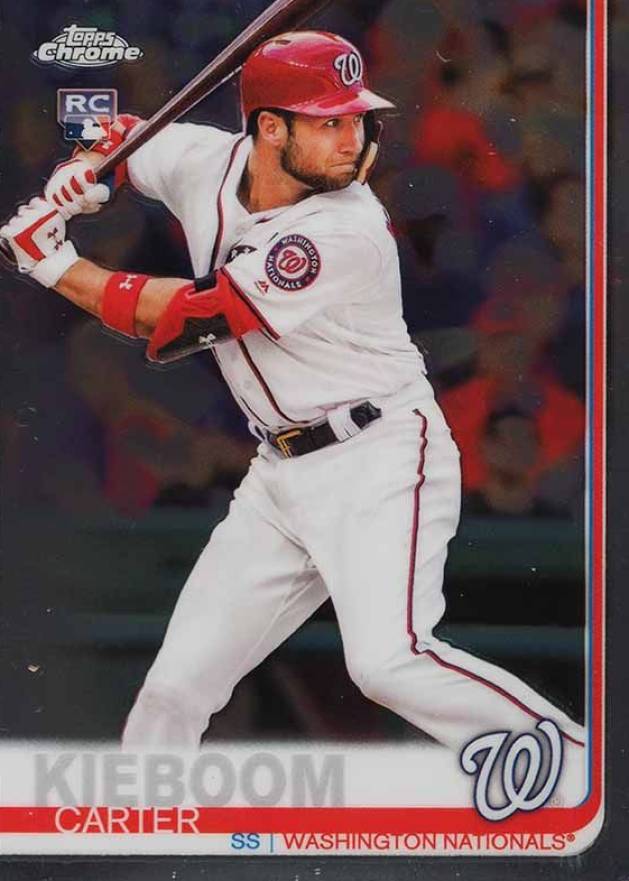 2019 Topps Chrome Update  Carter Kieboom #22 Baseball Card