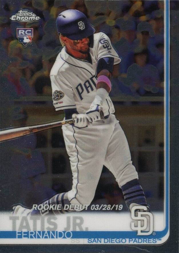 2019 Topps Chrome Update  Fernando Tatis Jr. #54 Baseball Card