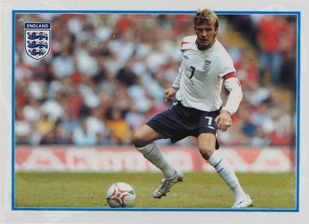 2006 Merlin's England 2006 David Beckham #46 Soccer Card