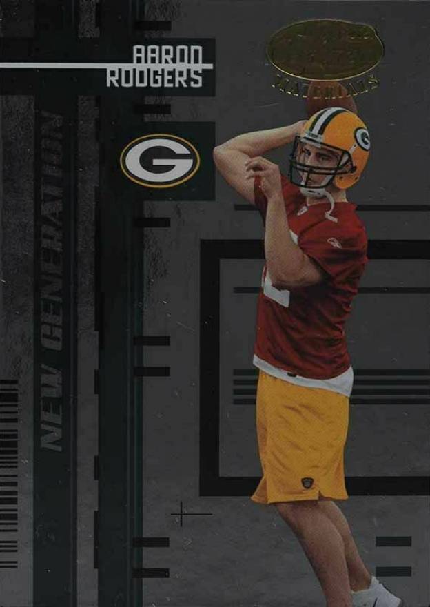 2005 Leaf Certified Materials Aaron Rodgers #162 Football Card