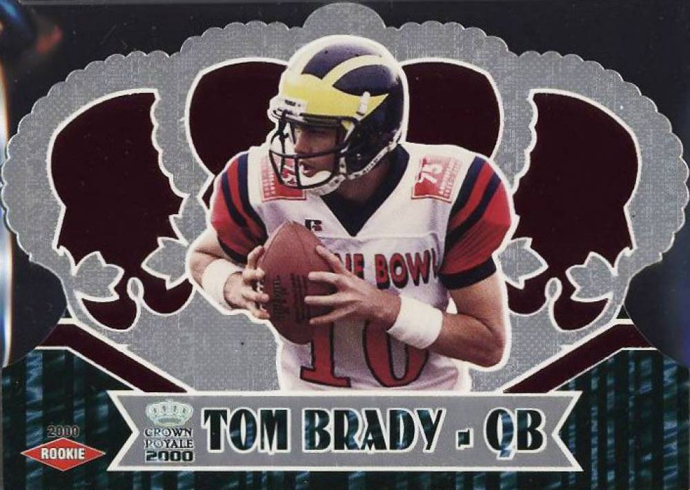 2000 Pacific Crown Royale Tom Brady #110 Football Card