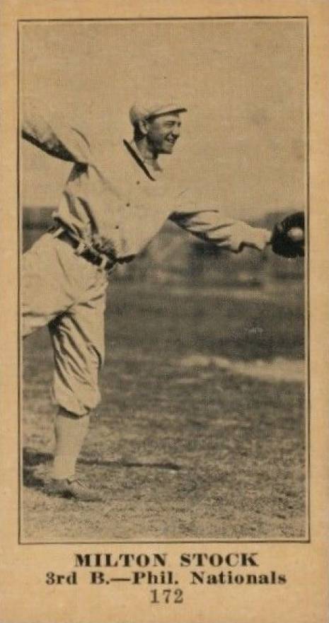 1916 Famous & Barr Co. Milton Stock #172 Baseball Card