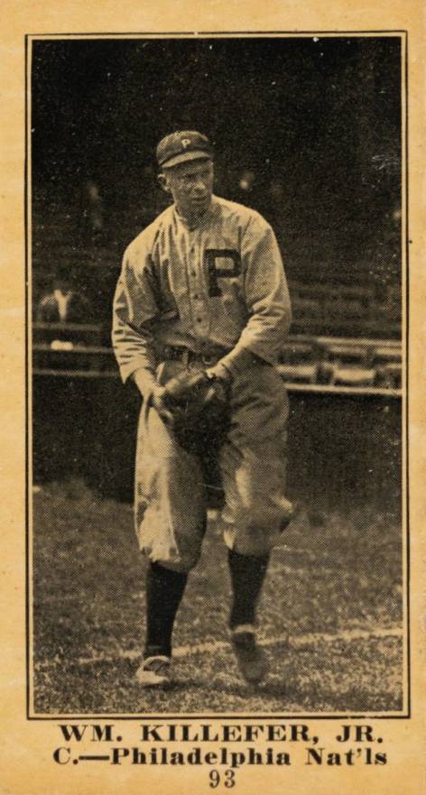 1916 Famous & Barr Co. Wm. Killefer, Jr. #93 Baseball Card