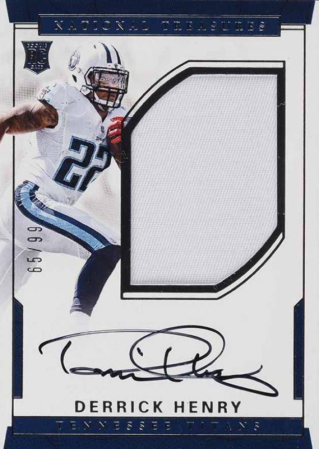 2016 Panini National Treasures Derrick Henry #112 Football Card