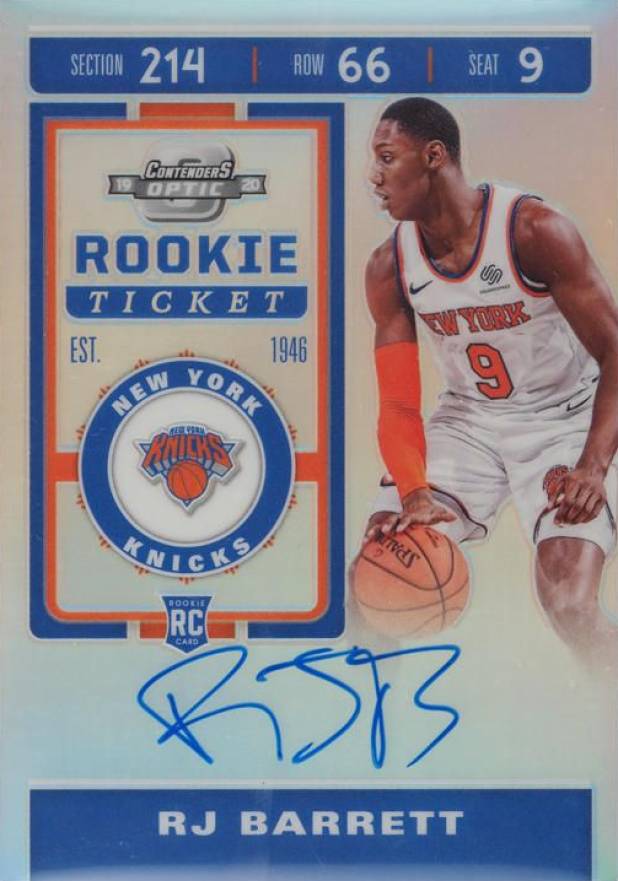 2019 Panini Contenders Optic RJ Barrett #113 Basketball Card