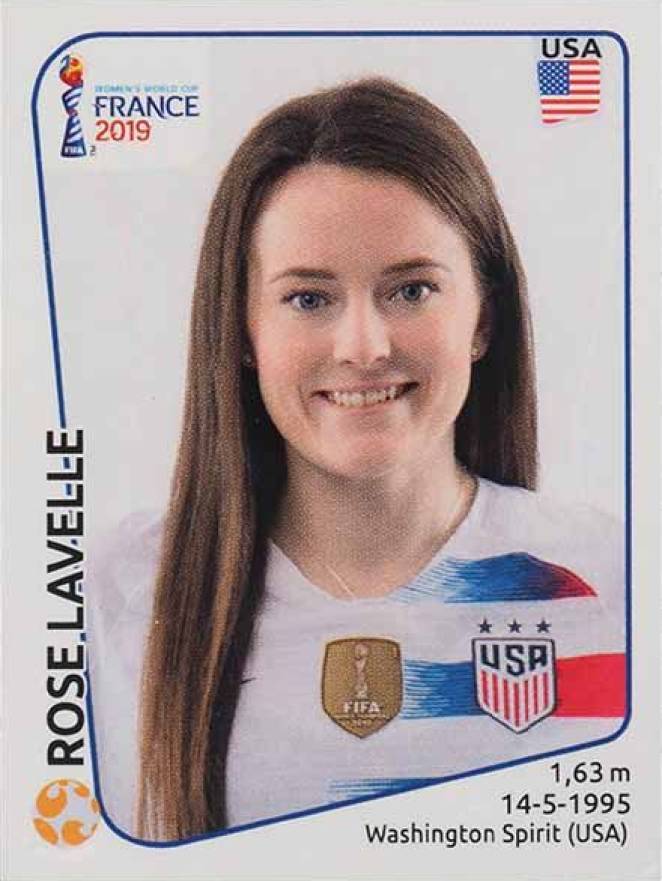 2019 Panini FIFA Women's World Cup France Stickers Rose Lavelle #413 Soccer Card