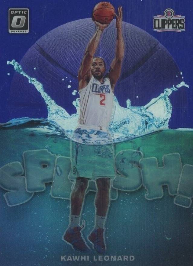 2019 Donruss Optic Splash Kawhi Leonard #5 Basketball Card