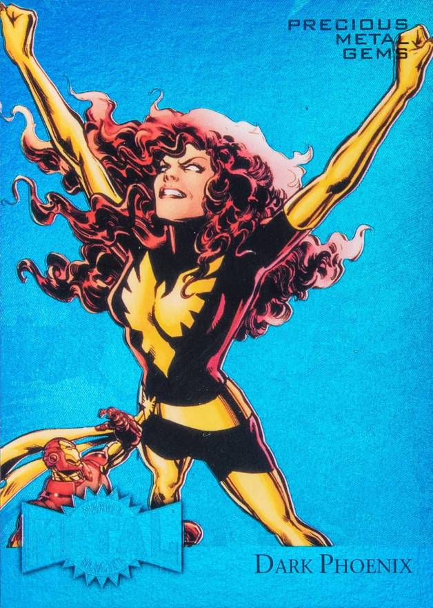 2015 Fleer Retro Marvel Marvel Metal Blaster Dark Phoenix #9 Non-Sports Card