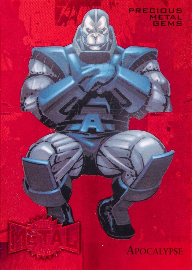 2015 Fleer Retro Marvel Marvel Metal Blaster Apocalypse #3 Non-Sports Card