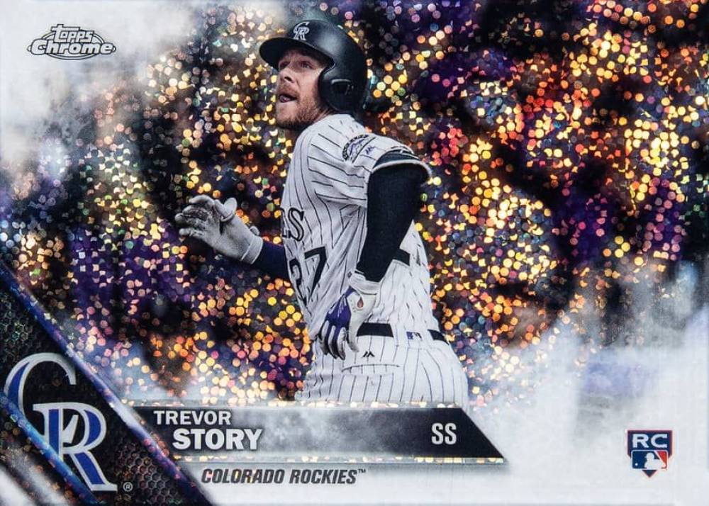 2016 Topps Chrome Update Trevor Story #HMT1 Baseball Card