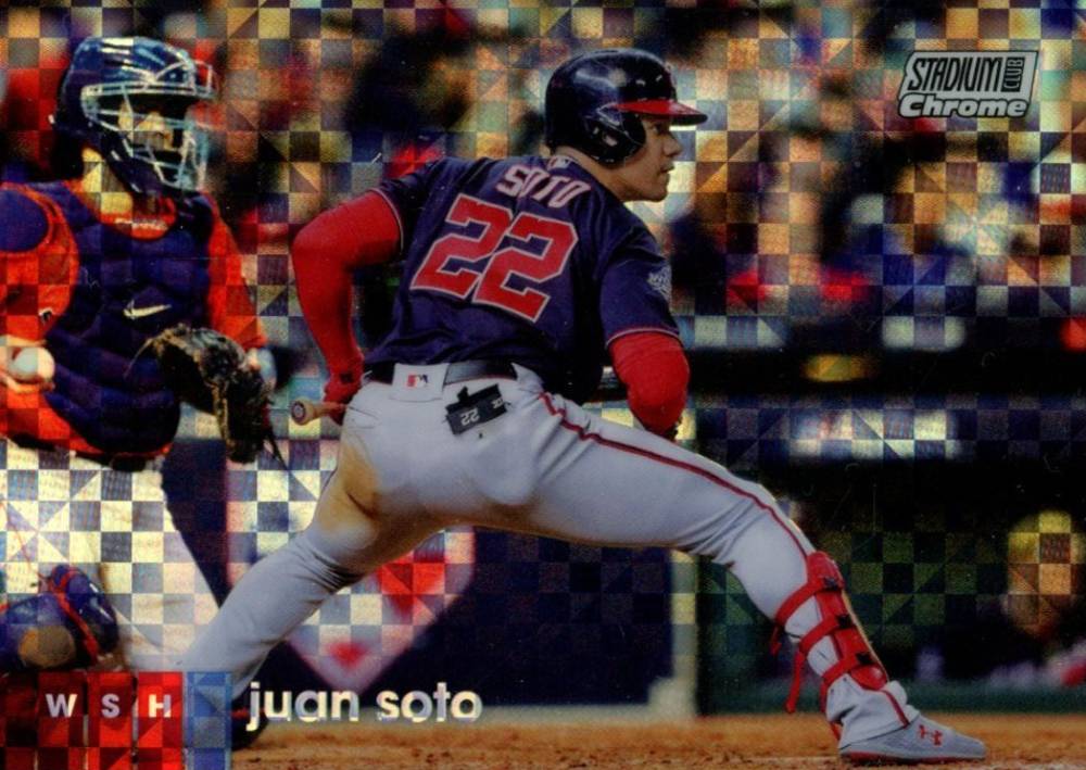 2020 Stadium Club Chrome Juan Soto #104 Baseball Card