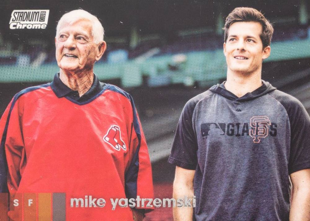 2020 Stadium Club Chrome Mike Yastrzemski #197 Baseball Card