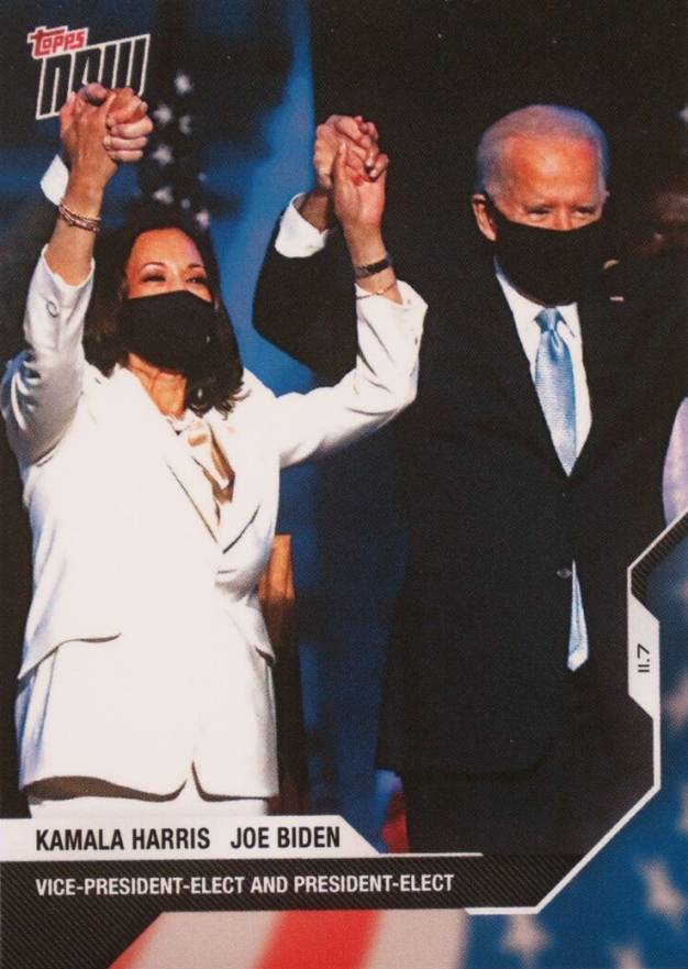 2020 Topps Now Election Joe Biden/Kamala Harris #12 Non-Sports Card