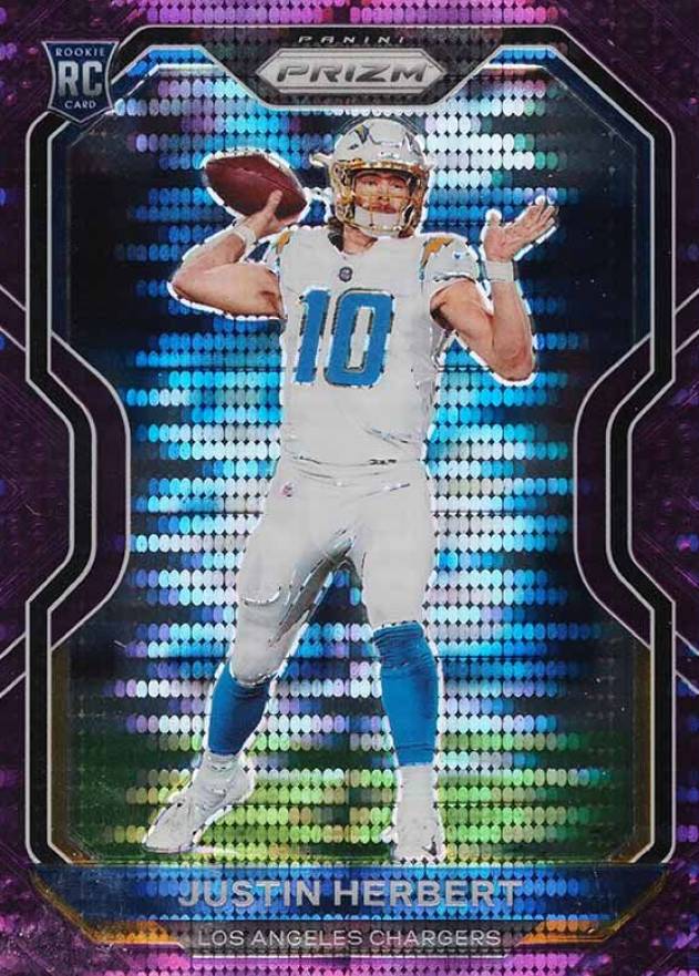 2020 Panini Prizm Justin Herbert #325 Football Card