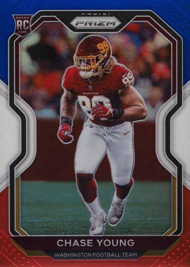 2020 Panini Prizm Chase Young #383 Football Card