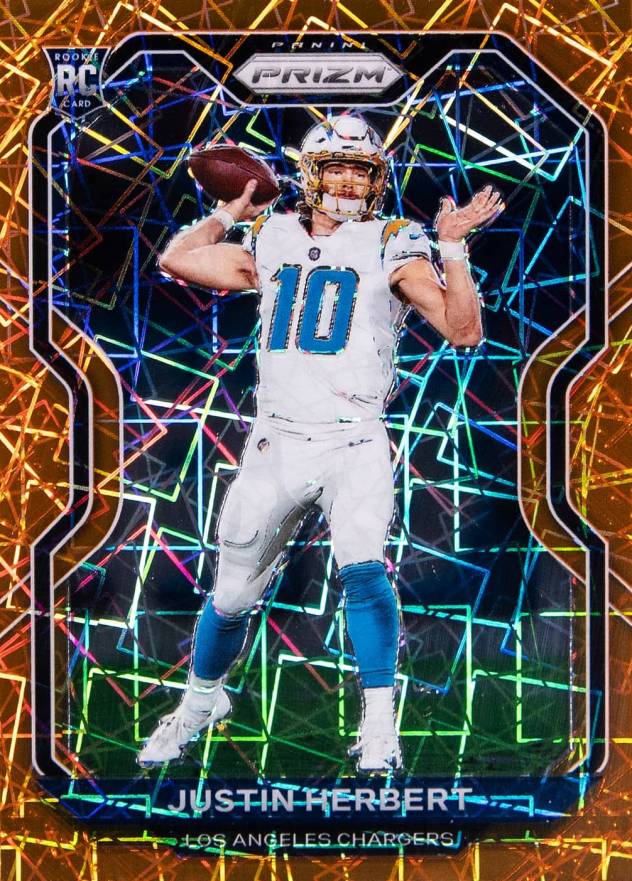 2020 Panini Prizm Justin Herbert #325 Football Card