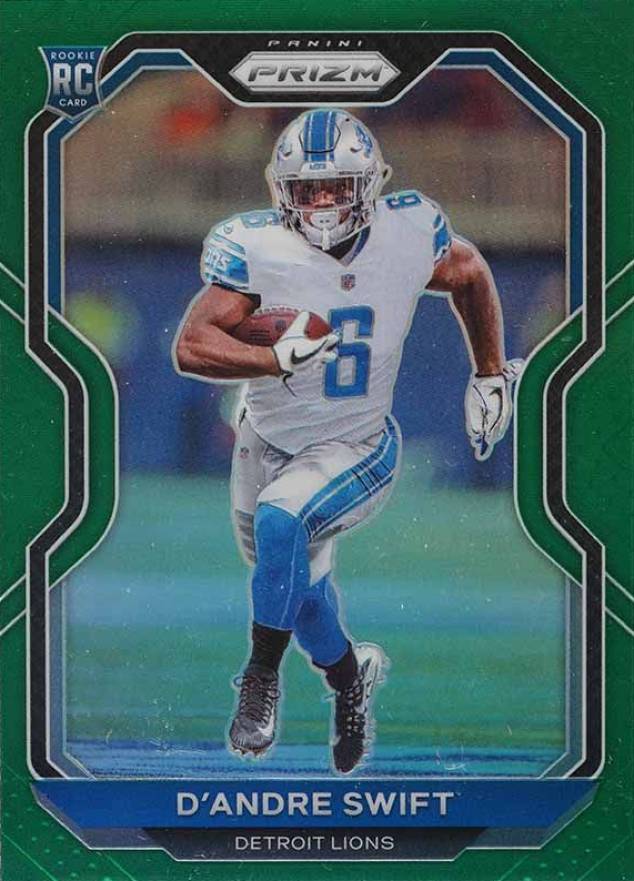 2020 Panini Prizm D'Andre Swift #358 Football Card