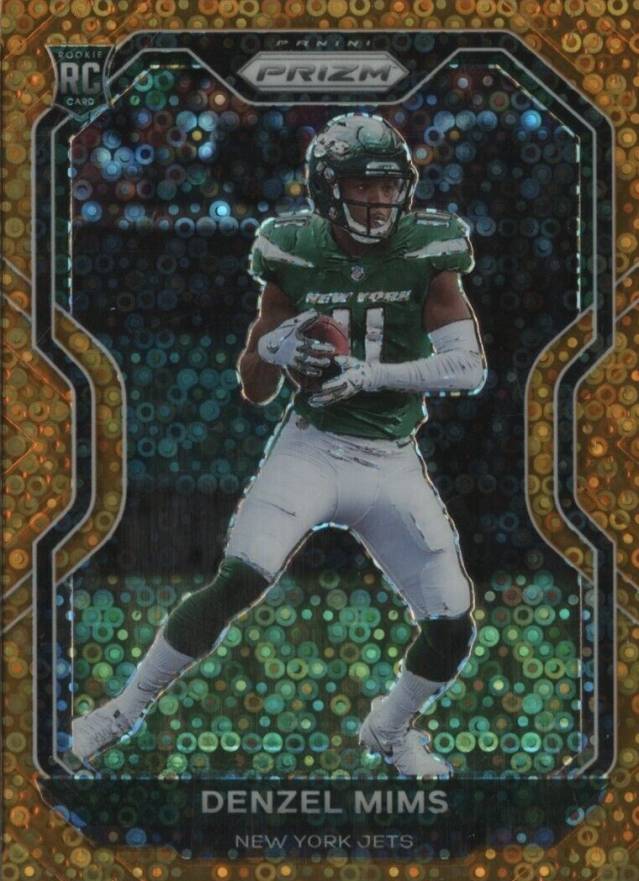 2020 Panini Prizm Denzel Mims #355 Football Card