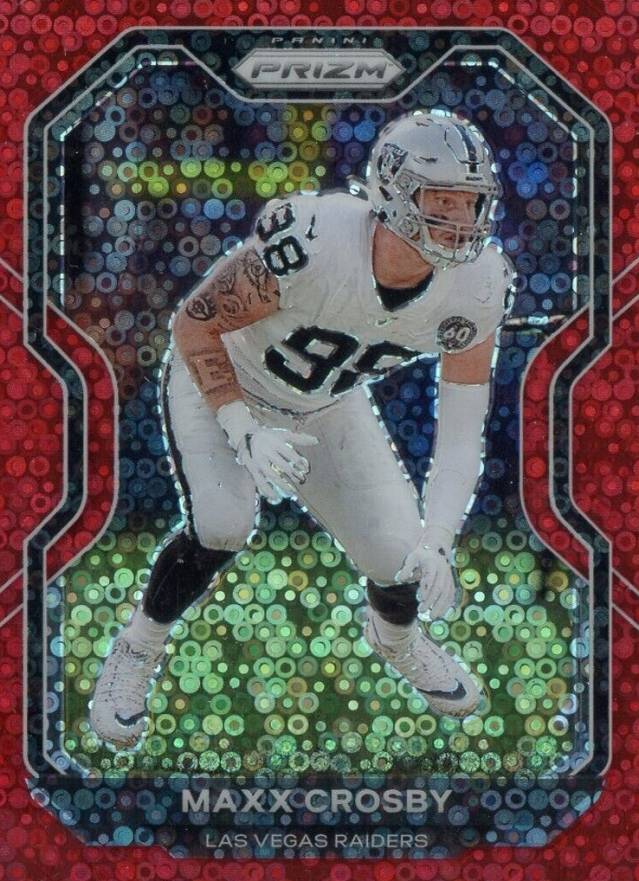 2020 Panini Prizm Maxx Crosby #136 Football Card