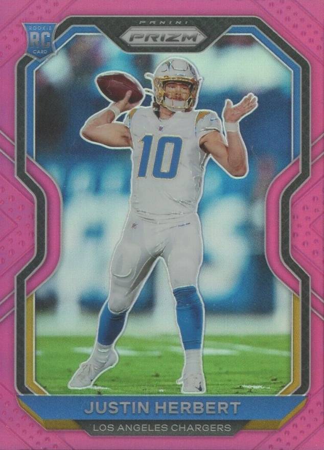 2020 Panini Prizm Justin Herbert #325 Football Card