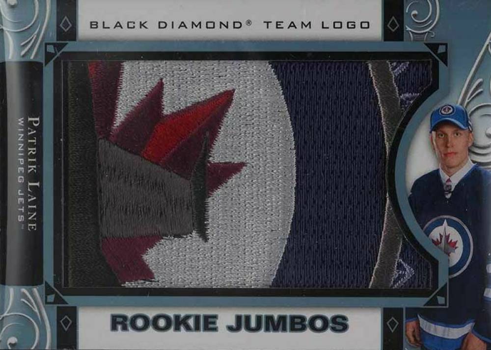 2016 Upper Deck Black Diamond Rookie Team Logo Jumbo Patches Patrik Laine #RTLPL Hockey Card