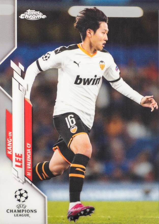 2019 Topps Chrome UEFA Champions League Kang-in Lee #99 Soccer Card