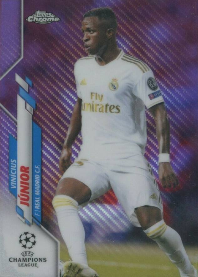 2019 Topps Chrome UEFA Champions League Vinicius Junior #33 Soccer Card