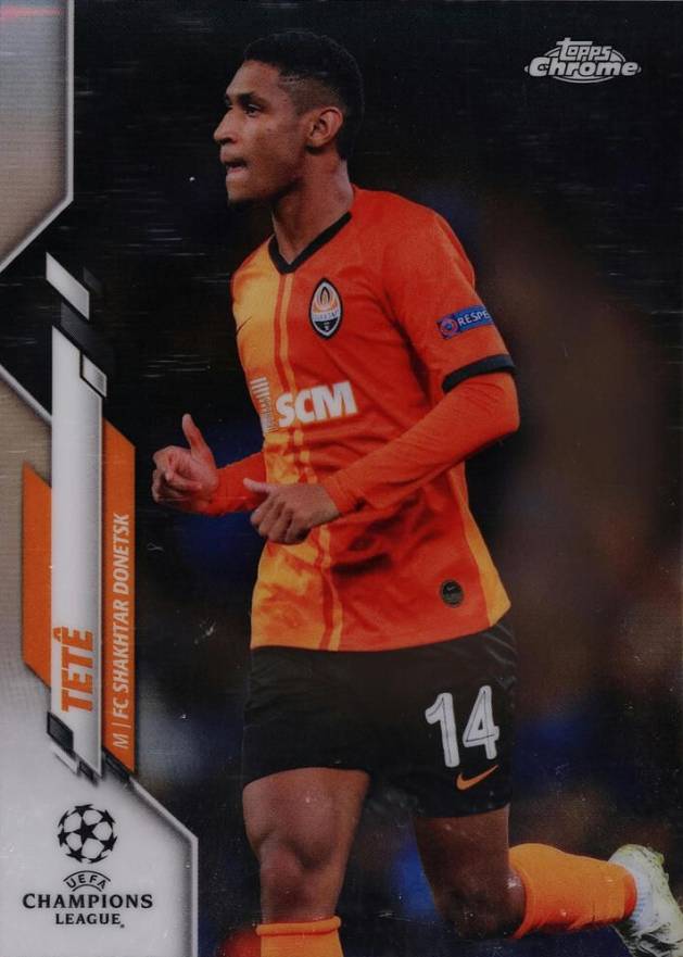 2019 Topps Chrome UEFA Champions League Tete #43 Soccer Card