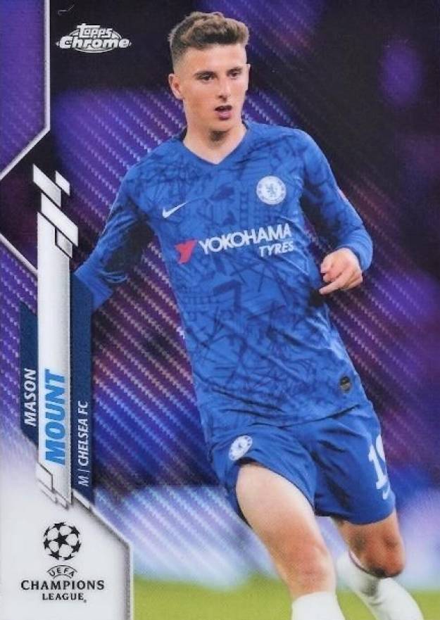 2019 Topps Chrome UEFA Champions League Mason Mount #30 Soccer Card