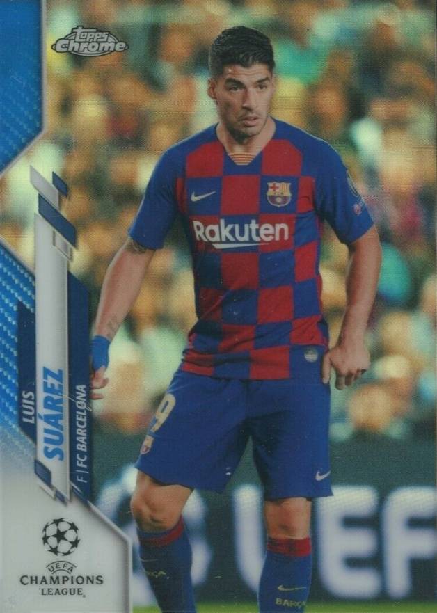 2019 Topps Chrome UEFA Champions League Luis Suarez #71 Soccer Card